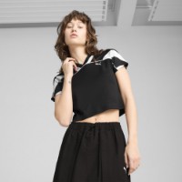 Tricou de dame Puma Future Archive Football Jersey Baby Tee Puma Black/White, s.M imaginea #2 — magazin online Desire.md