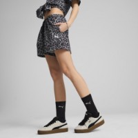 Женские шорты Puma Wardrobe Ess Leo Luxe A-Line Aop Shorts 3 Wv Puma Black, s.S фото №2 — интернет-магазин Desire.md