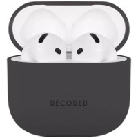 Чехол для наушников Decoded Silicone Aircase Airpods Gen 4 Black (D25AP4C1SCL) фото №1 — интернет-магазин Desire.md