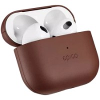 Чехол для наушников Epico Leather Case AirPods 4 Brown фото №1 — интернет-магазин Desire.md