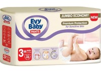 Подгузники-трусики Evy Baby Midi 3/48pcs