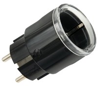 Умная розетка Shelly Plus Plug S Black