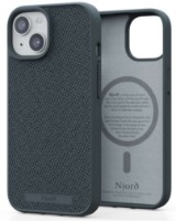 Husa de protecție Njord Fabric MagSafe iPhone 15 Plus Dark Grey (NA52FA09)