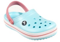 Шлёпанцы детские Crocs Crocband Clog K Ice Blue/White, s.34-35 фото №5 — интернет-магазин Desire.md
