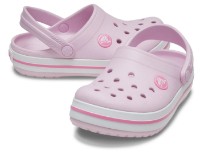 Шлёпанцы детские Crocs Crocband Clog K Pink, s.32-33 фото №6 — интернет-магазин Desire.md