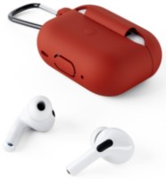 Husă pentru căști Epico Silicone Outdoor Cover Airpods Pro 2 Red imaginea #3 — magazin online Desire.md