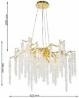 Lustră Cellini Grapedrop CLN1001-D62 imaginea #3 — magazin online Desire.md