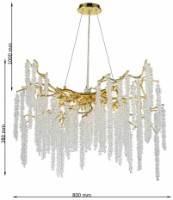 Lustră Cellini Grapedrop CLN1001-D80 imaginea #3 — magazin online Desire.md