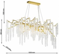 Люстра Cellini Grapedrop CLN1001-L100 фото №3 — интернет-магазин Desire.md