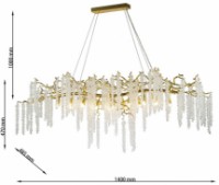 Люстра Cellini Grapedrop CLN1001-L140 фото №3 — интернет-магазин Desire.md