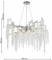 Lustră Cellini Grapedrop CLN1002-D80 imaginea #3 — magazin online Desire.md