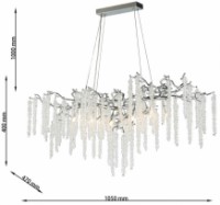 Люстра Cellini Grapedrop CLN1002-L100 фото №3 — интернет-магазин Desire.md