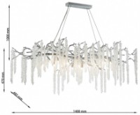 Lustră Cellini Grapedrop CLN1002-L140 imaginea #3 — magazin online Desire.md