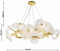 Lustră Cellini Grapedrop CLN1005-D85 imaginea #3 — magazin online Desire.md