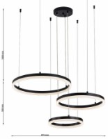 Люстра Flitz Leuchten Circle (FL634-3) фото №3 — интернет-магазин Desire.md