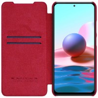 Husa de protecție Nillkin Xiaomi Redmi Note 10/Note 10S Qin LC Red imaginea #3 — magazin online Desire.md