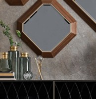 Oglindă Dogtas Logan 3200376485 Walnut/Gold imaginea #2 — magazin online Desire.md