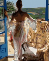 Tablou pe numere Brushme Respirația dimineții (BS7964FC)