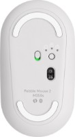 Компьютерная мышь Logitech M350s Pebble 2 Tonal White фото №4 — интернет-магазин Desire.md