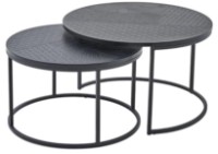 Набор журнальных столиков Dogtas Lutie 3200391682 Black 2pcs фото №1 — интернет-магазин Desire.md