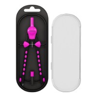 Compas pentru desen tehnic Erich Krause Accent Pink (61433)
