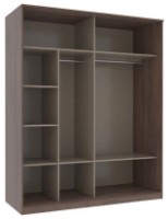 Dulap cu uşi glisante Dogtas Nova 3200400334 Walnut/Cappuccino imaginea #4 — magazin online Desire.md