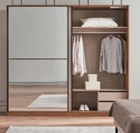 Dulap cu uşi glisante Dogtas Nova 3200400334 Walnut/Cappuccino imaginea #6 — magazin online Desire.md