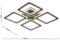 Люстра Flitz Leuchten Robox (FL644-4C) фото №3 — интернет-магазин Desire.md