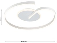 Люстра Flitz Leuchten Spiral (FL646-C50) фото №3 — интернет-магазин Desire.md