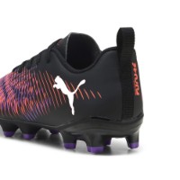 Ghete pentru fotbal Puma Future 8 Play Fg/Ag Jr Puma Black/White/Glowing Red, s.37 imaginea #6 — magazin online Desire.md