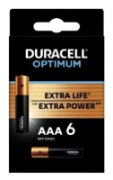 Набор батареек Duracell Optimum AAA LR03 6pcs
