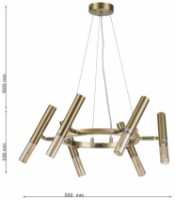 Люстра Lampardi Minko LP5110-P48 фото №3 — интернет-магазин Desire.md