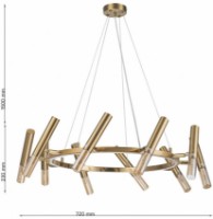 Люстра Lampardi Minko LP5110-P70 фото №2 — интернет-магазин Desire.md