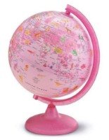 Glob pământesc Tecnodidattica Pink Zoo 25cm En