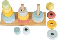 Пирамидка Tooky Toy Shape Tower (TKF008B) фото №2 — интернет-магазин Desire.md