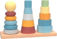 Пирамидка Tooky Toy Shape Tower (TKF008B)