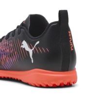 Ghete pentru fotbal Puma Future 8 Play Tt Jr Puma Black/White/Glowing Red, s.35.5 imaginea #6 — magazin online Desire.md