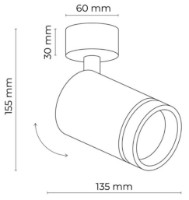 Спот Tk-Lighting Jet 6911 White фото №2 — интернет-магазин Desire.md