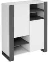 Комод Magnusplus Combo 1000х1187х421 Ggrafit/Alb фото №1 — интернет-магазин Desire.md