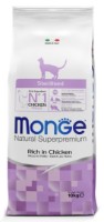 Hrană uscată pentru pisici Monge Superpremium Adult Sterilised Rich in Chicken 10kg