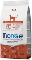 Hrană uscată pentru pisici Monge Superpremium Senior Rich in Chicken 1.5kg
