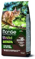 Hrană uscată pentru pisici Monge Superpremium BWild Large Breed Buffalo/Potatoes/Lentils 1.5kg