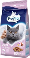 Сухой корм для кошек PreVital Senior with Somon 1.4 kg