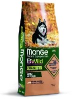 Hrană uscată pentru câini Monge Superpremium All Breeds Adult Salmon/Peas 12kg