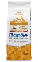 Hrană uscată pentru câini Monge Superpremium All Breeds Adult Turkey/Rice/Potatoes 12kg