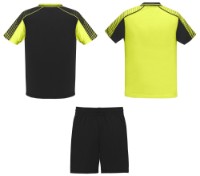 Costum sportiv pentru copii Roly Juve 0525 Fluor Yellow/Black, s.8 years imaginea #2 — magazin online Desire.md