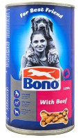Влажный корм для собак BONO Beef 1250g