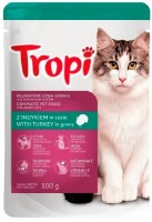Hrană umedă pentru pisici Tropi Turkey in Gravy 0.1kg 5pcs
