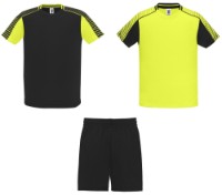 Costum sportiv pentru bărbați Roly Juve 0525 Fluor Yellow/Black, s.XL