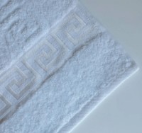 Prosop Bumbacel Greece 70x140 White (5034_70x140_1002) imaginea #2 — magazin online Desire.md